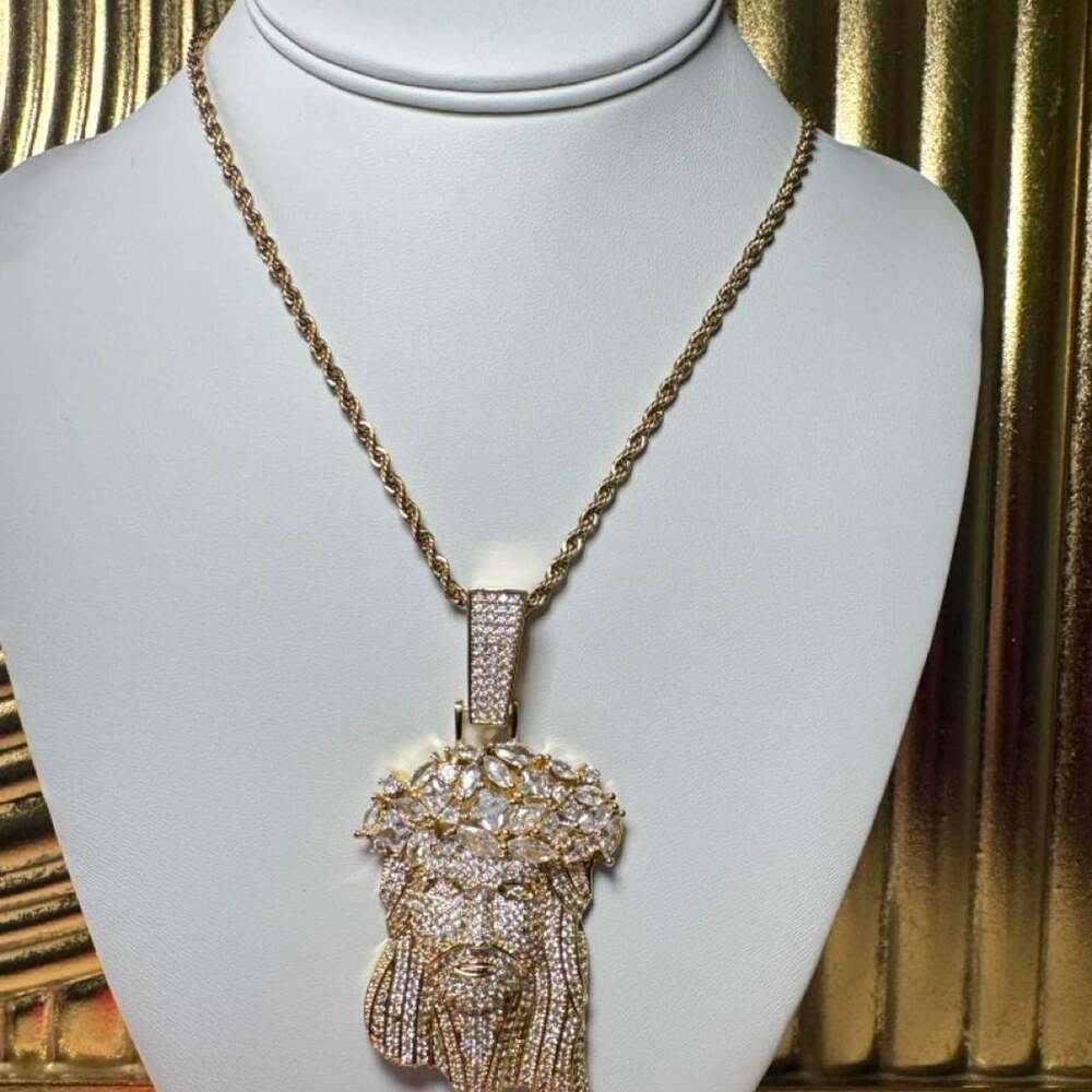 Iced Out Jesus Pendant F 1 Fd